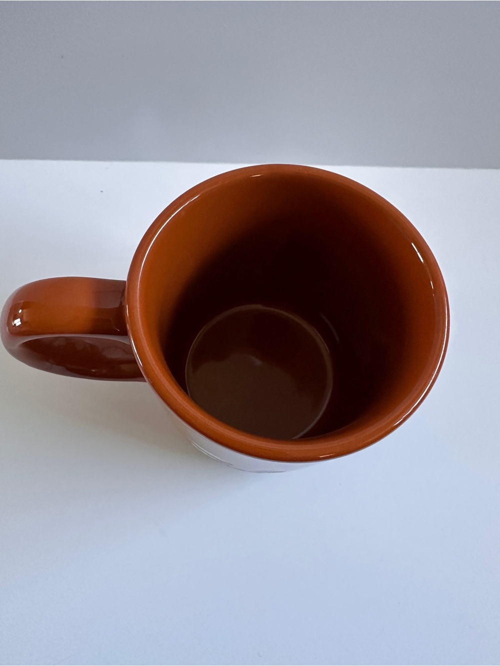 NEW Rust Leaf Pattern Ceramic Coffee Tea Mug - Picture 5 of 7